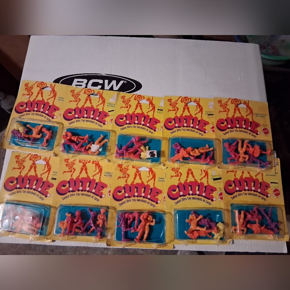 Vintage 1986 Mattel CUTIES 10 X 4 Packs (40pcs)